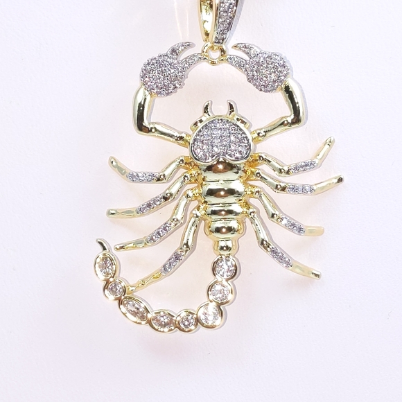 Icy Scorpion Pending + 20" Cuban Chain - Picture 7 of 8